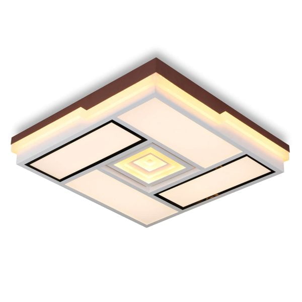 plafon de techo led cuadrado vintage art deco