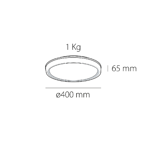 Plafón de techo led Jano