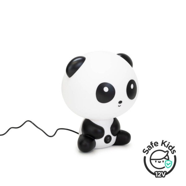 Lámpara de mesa infantil Cute Pet Panda 1 Negro