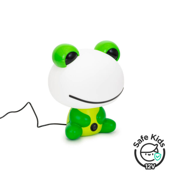 Lámpara de mesa infantil Cute Pet Frog 1 Verde