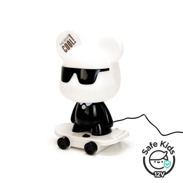Lámpara de mesa infantil Cute Pet Mouse Negro