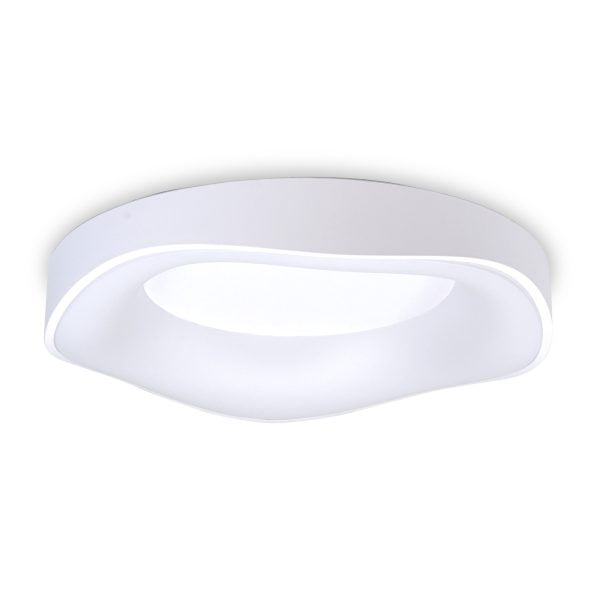 plafon de techo led circular blanco