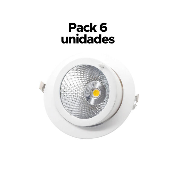 Empotrable Led Periscope 40W – Pack 6 unidades