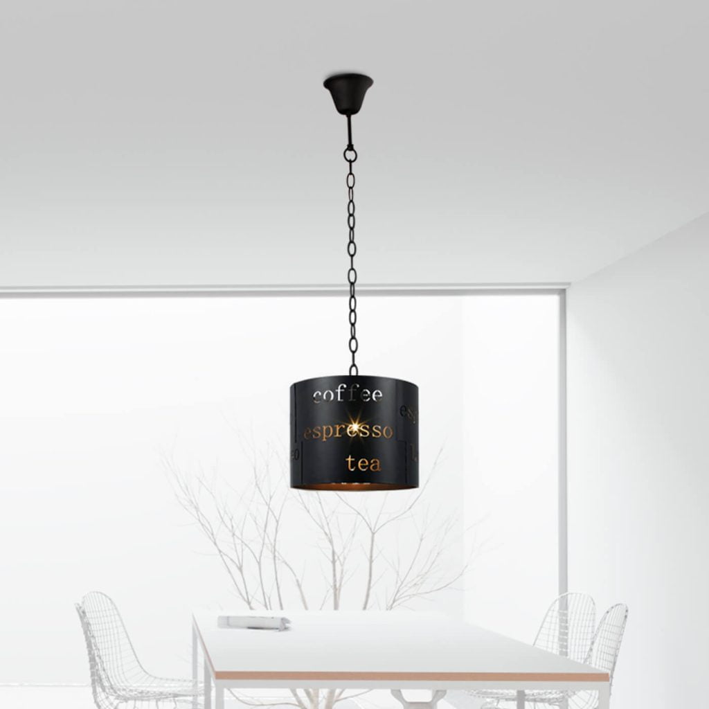 altura lampara colgante sobre mesa