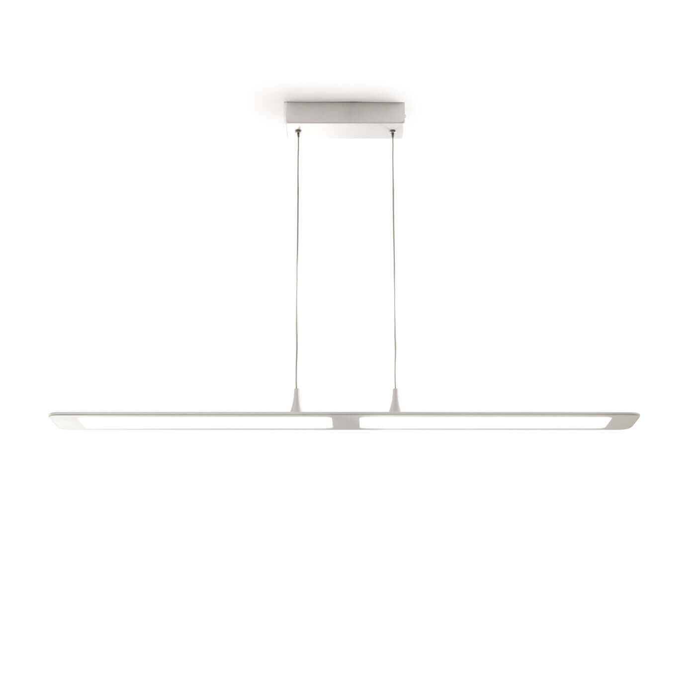 lampara colgante led minimalista rectangular muy delgada