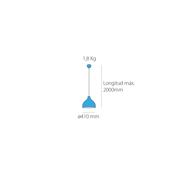 Lámpara colgante Led Umbrella 4