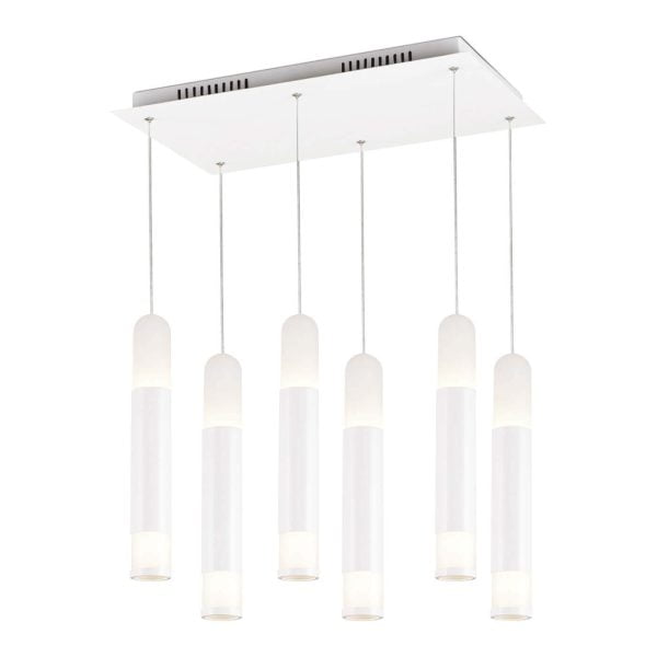Lámpara colgante led Flaute 6