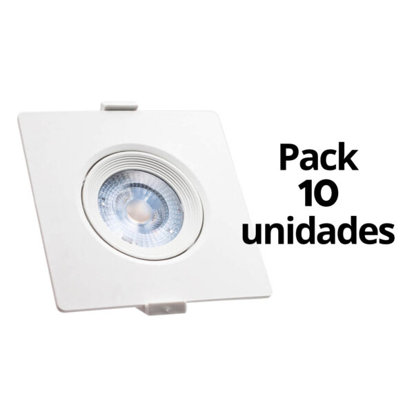 Foco Empotrable Led Essential 7W – Pack 10 unidades