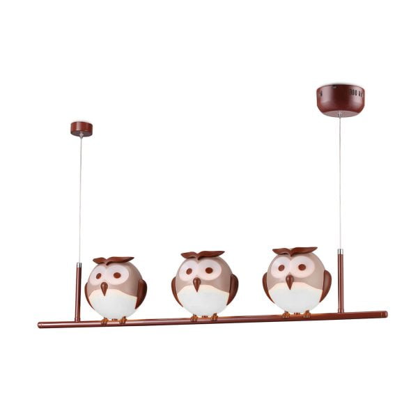 Lámpara colgante infantil Owl 3L