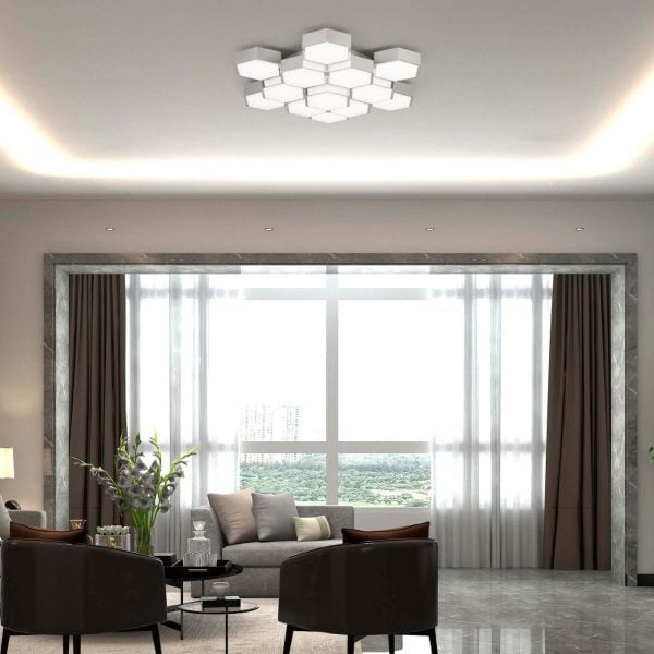 Plafón de techo led Hive XIII