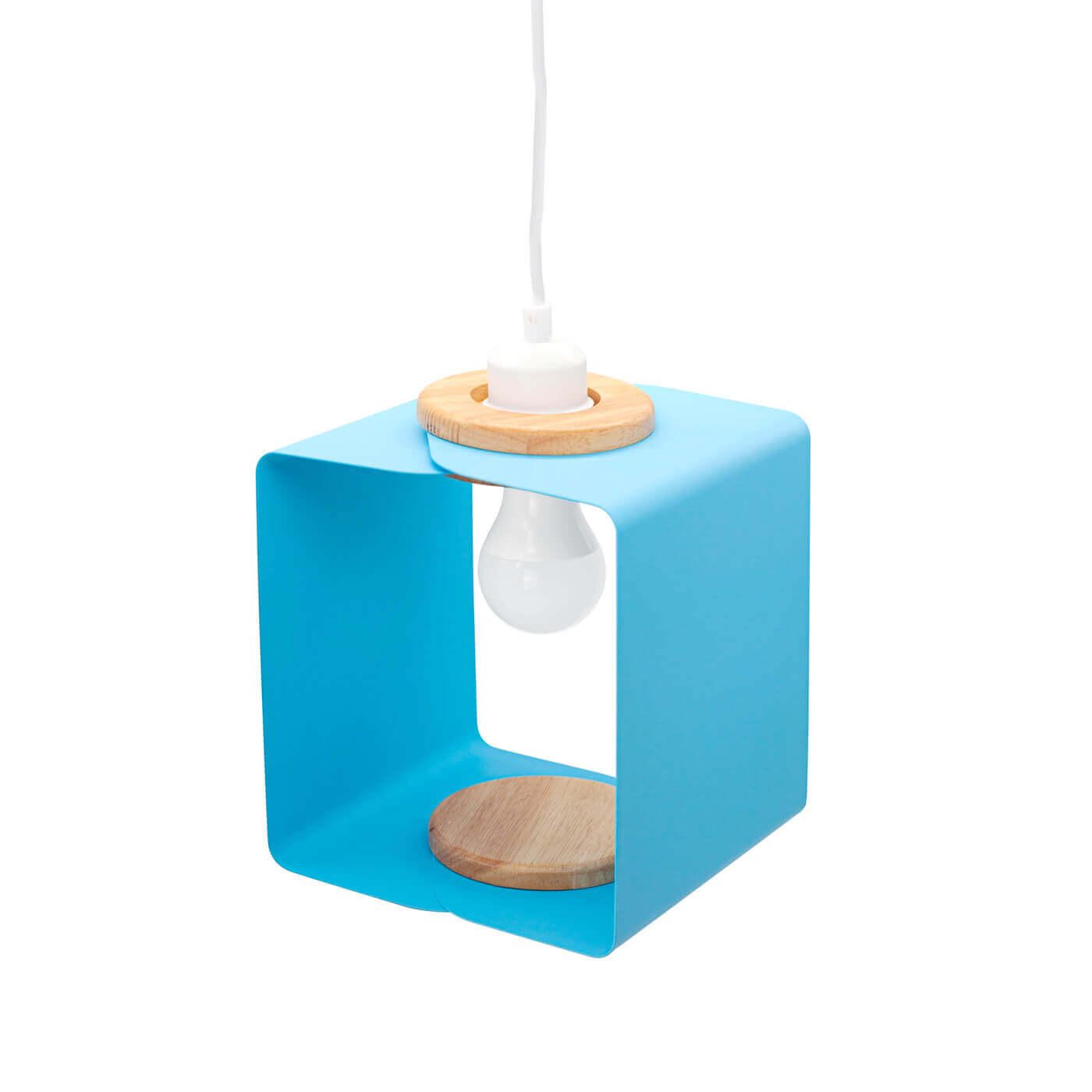 Lámpara colgante Cube Pop Blue - Imagen 2