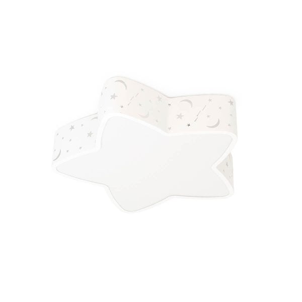 Lámpara de techo infantil White Star