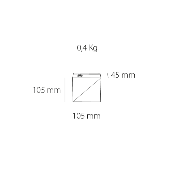 Aplique de pared Exterior Integral 667 2W