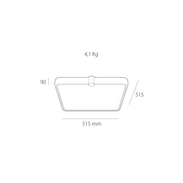 Plafón de techo led Base