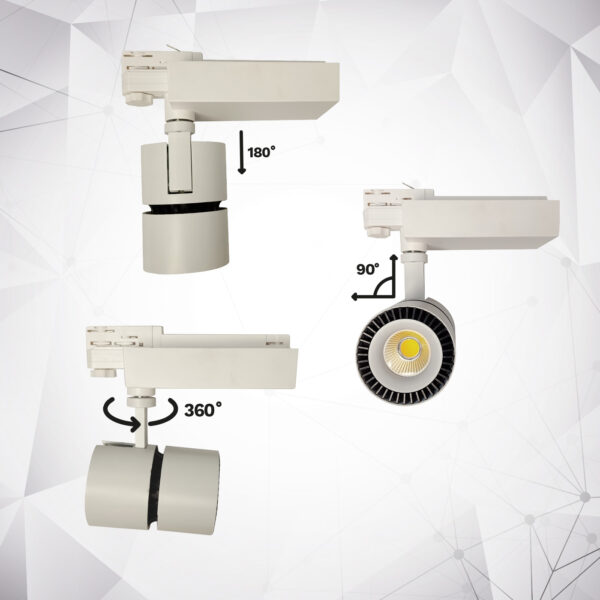 Foco de carril Led Tron 32W – Pack 2 unidades