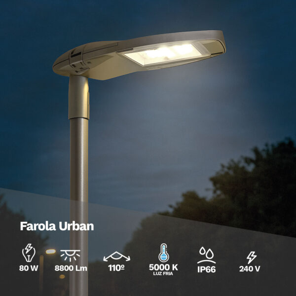 Farola exterior Urban 80W