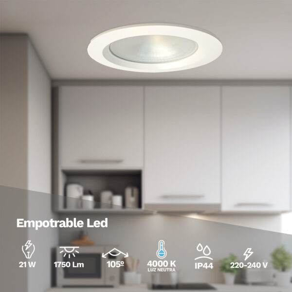 Empotrable Led Essential 21W – Pack 10 unidades