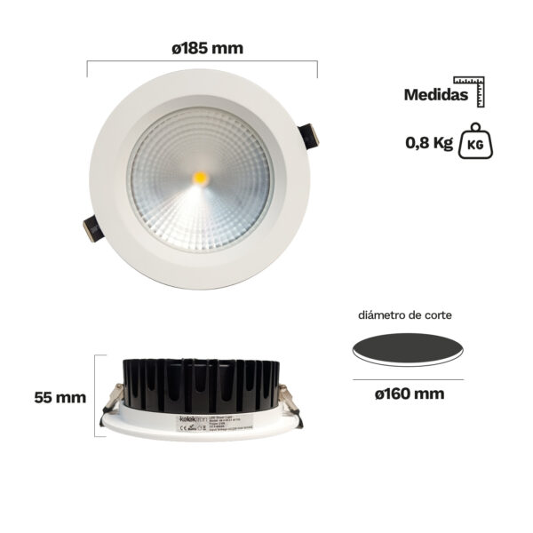 Empotrable Led Essential 21W – Pack 10 unidades