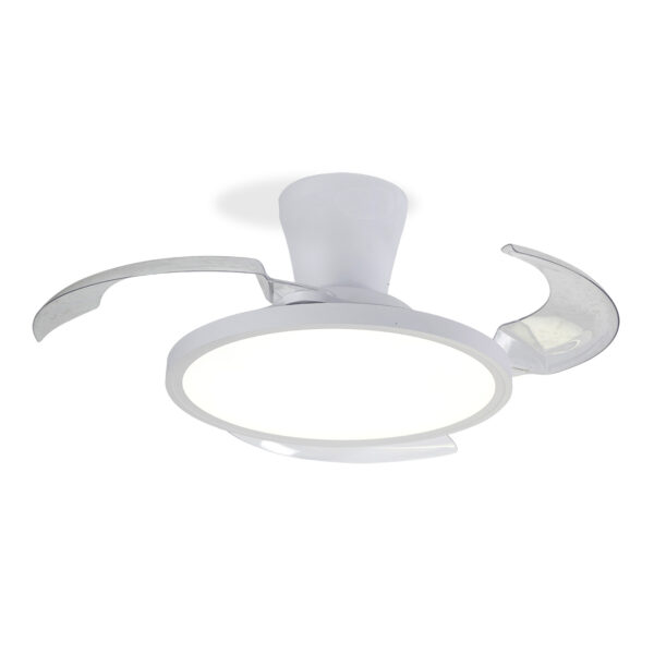 Ventilador de techo Slim 3 Aspas Plegables Blanco