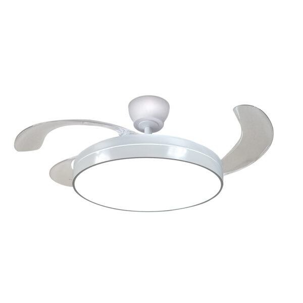 Ventilador de techo 3 Aspas Plegables Blanco