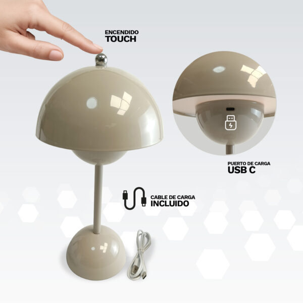 Lámpara USB Recargable Velia