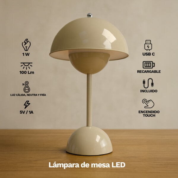 Lámpara USB Recargable Velia