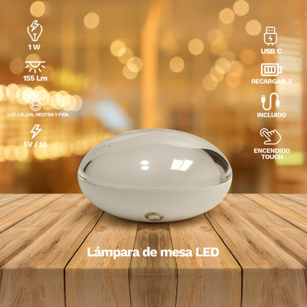 Lámpara USB Recargable Lunetta