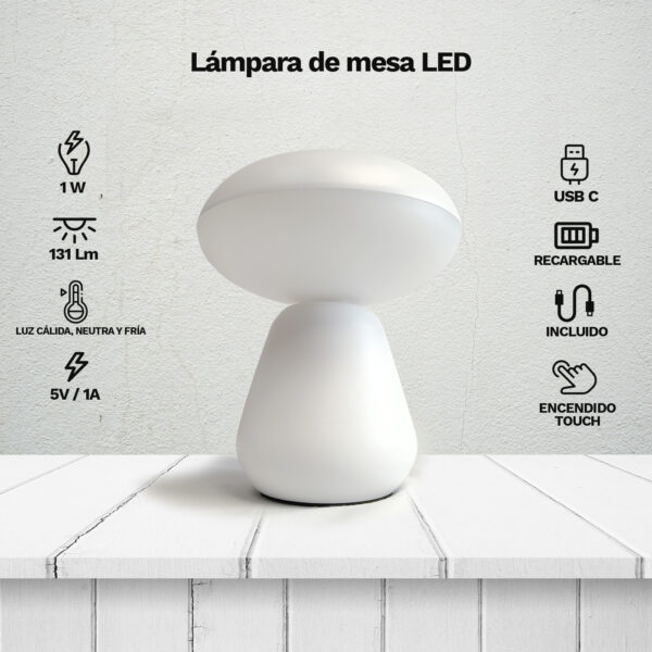 Lámpara USB Recargable Lummo
