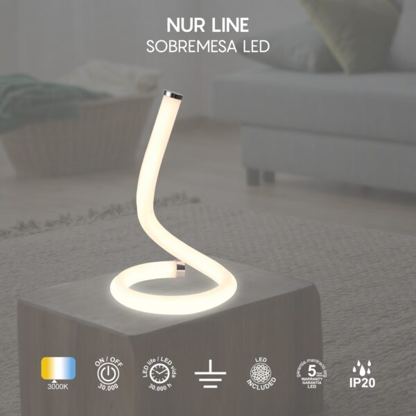 Lámpara de sobremesa NUR LINE – Led 12W
