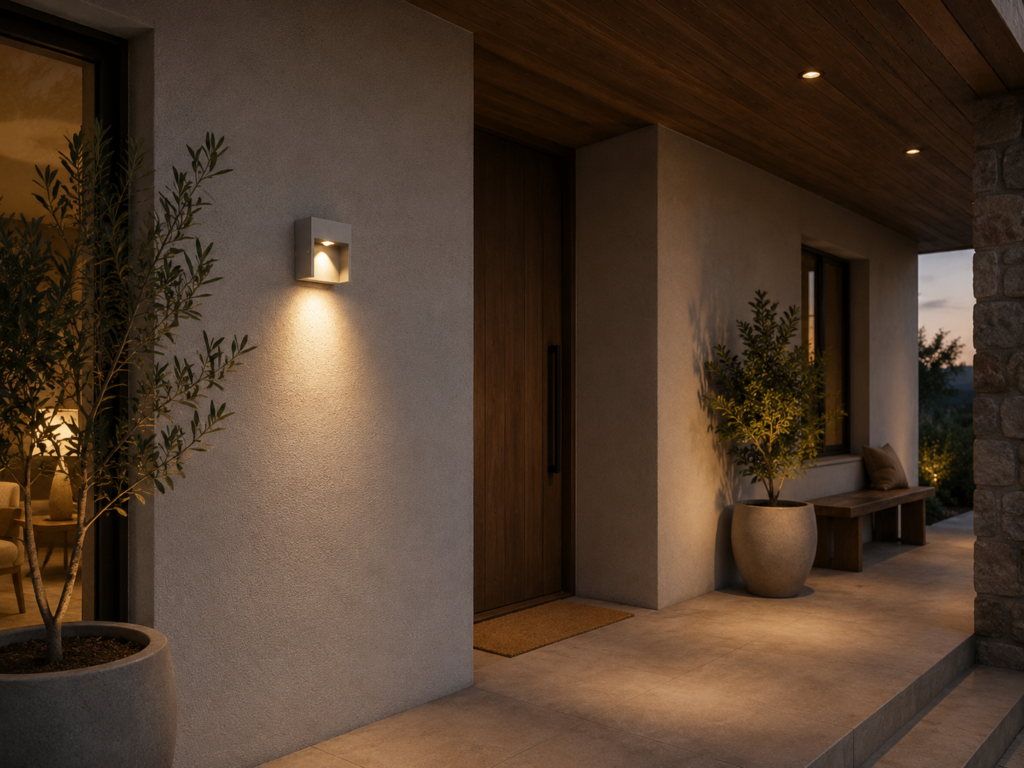 aplique exterior porche vivienda